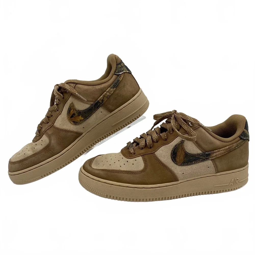 Nike Brown Air Force 1 ‘07 Realtree Sneakers | Men’s 8